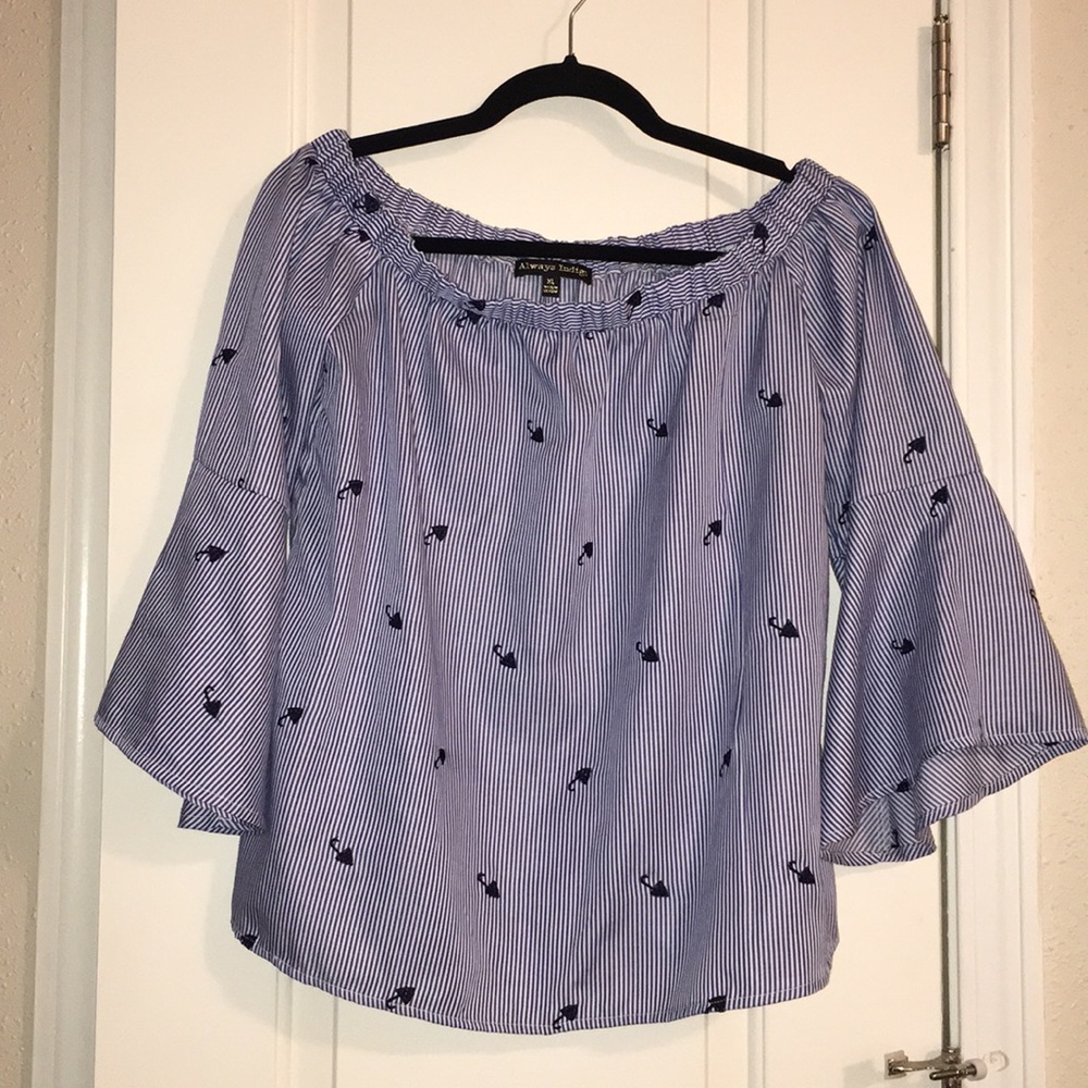 Off the shoulders blouse - Picture 4 of 6